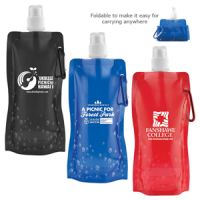 Promotional Flat Foldable Bottles – Collapsible Promotional Product Water Bottles Printed with Your Logo