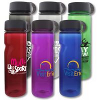 Custom Printed Screw Top Sports Water Bottles & Promotional Screw Top Bottles with your Logo Imprinted. Plastic or Stainless Steel
