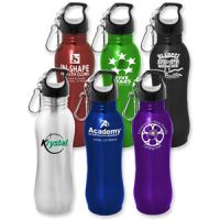 Custom Printed Stainless Steel Sports Bottles & Promotional Metal Sports Bottles with your Logo Imprinted. Personalized Stainless Steel Bottles