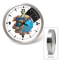 Custom Printed Wall Clocks with your Logo. Imprinted Custom Dial Wall Clocks: Jumbo, Stainless, Large Dial and More!