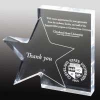 Acrylic Desk Awards. Acrylic Paperweights and Special Shaped Surface Printed Gifts