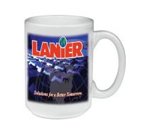 Full Color or Photo Printed Logo Mugs. Promotional Coffee Mugs Imprinted with a Photo or Full Color Design